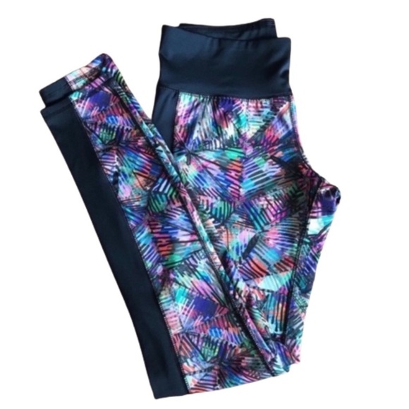 MOSSIMO leggings petite small abstract lines colorful - Picture 3 of 9